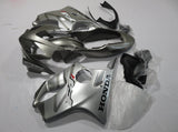 Silver, White and Black Fairing Kit for a 2004, 2005, 2006, 2007 Honda CBR600F4i motorcycle