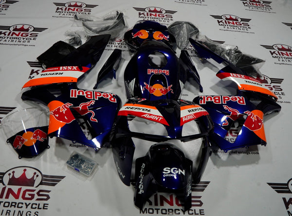 Honda CBR600RR (2005-2006) Dark Blue & Orange RedBull Fairings at KingsMotorcycleFairings.com