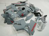 Nardo Gray and Red Fairing Kit for a 2005 and 2006 Honda CBR600RR motorcycle