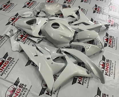 Honda CBR600RR (2007-2008) All White Fairings at KingsMotorcycleFairings.com