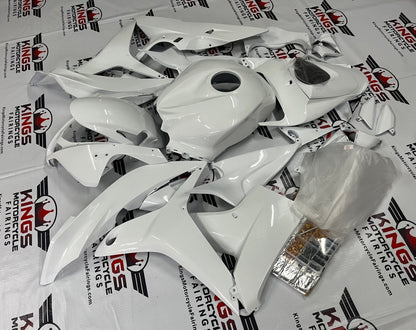 Honda CBR600RR (2007-2008) All White Fairings at KingsMotorcycleFairings.com