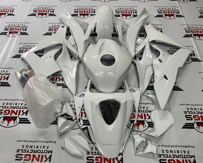 Honda CBR600RR (2007-2008) All White Fairings at KingsMotorcycleFairings.com