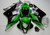 Honda CBR600RR (2007-2008) Black & Green Fairings