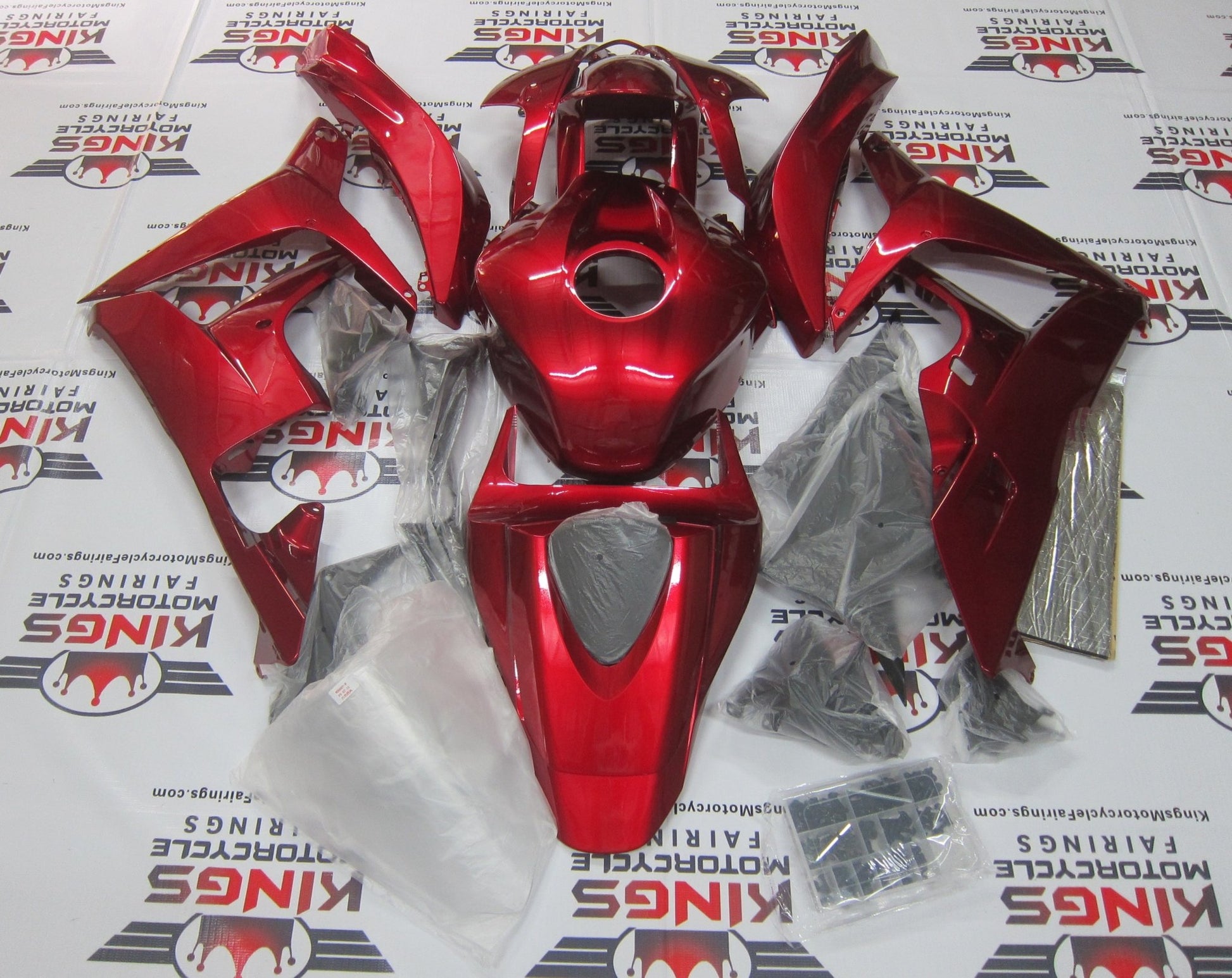 Honda CBR600RR (2007-2008) Candy Apple Red Fairings at KingsMotorcycleFairings.com