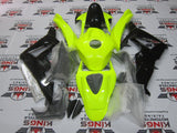 Honda CBR600RR (2007-2008) Neon Yellow & Black Fairings at KingsMotorcycleFairings.com