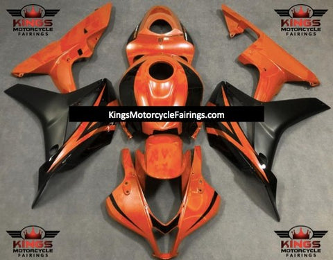 Honda CBR600RR (2007-2008) Orange, Black & Matte Black Fairings