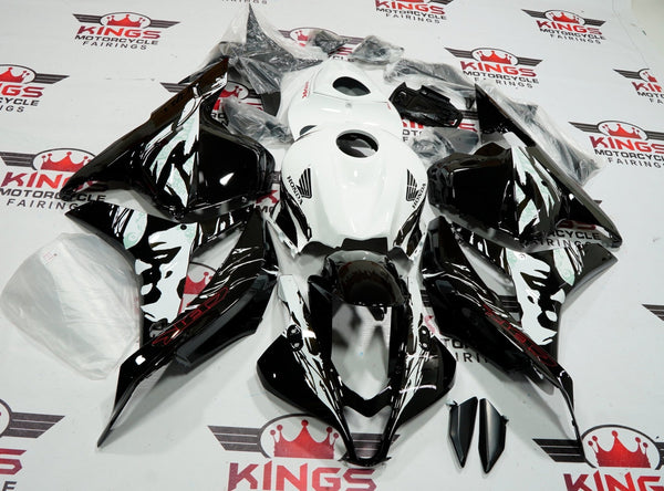 Honda CBR600RR (2009-2012) Black & White Leyla Fairings