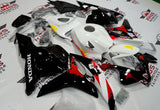 Black, White, Red and Yellow Limited Edition Fairing Kit for a 2009, 2010, 2011 & 2012 Honda CBR600RR motorcycle
