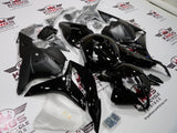 Honda CBR600RR (2009-2012) Gloss Black & Matte Black Fairings at KingsMotorcycleFairings.com