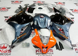 Honda CBR600RR (2009-2012) Gray, Black, Orange & White Fairings at KingsMotorcycleFairings.com