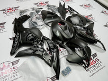 Honda CBR600RR (2009-2012) Matte Black Gears & Skull Fairings at KingsMotorcycleFairings.com