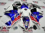 Honda CBR600RR (2009-2012) White, Blue & Red Fairings at KingsMotorcycleFairings.com