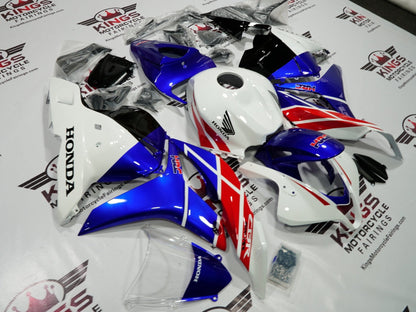 Honda CBR600RR (2009-2012) White, Blue & Red Fairings at KingsMotorcycleFairings.com