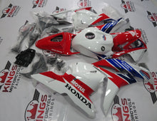 Honda CBR600RR (2009-2012) White, Red & Blue TT Legends Fairings at KingsMotorcycleFairings.com