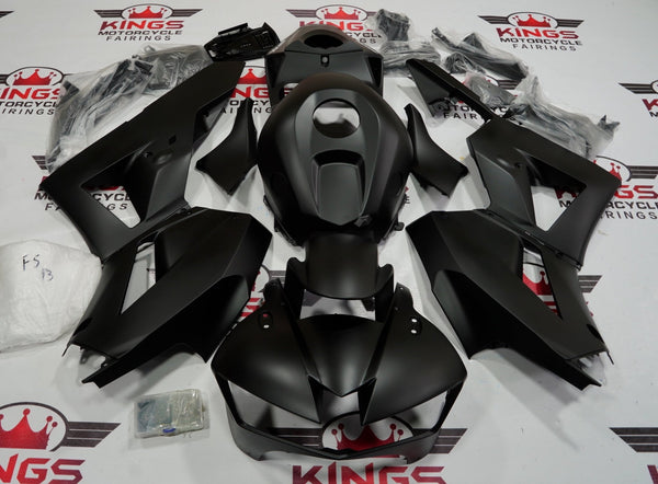 Honda CBR600RR (2013-2023) Matte Black Fairings at KingsMotorcycleFairings.com