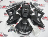 Matte Black and Silver Fairing Kit for a 2013, 2014, 2015, 2016, 2017, 2018, 2019, 2020 & 2021 Honda CBR600RR motorcycle