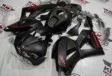 Honda CBR600RR (2013-2021) Matte Black & Red Fairings at KingsMotorcycleFairings.com
