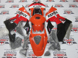 Honda CBR600RR (2013-2021) Red, Orange, White & Black HRC Repsol Fairings at KingsMotorcycleFairings.com