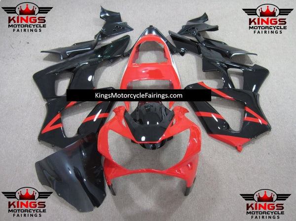 Honda CBR900RR 929 (2000-2001) Black, Red & White Fairings at KingsMotorcycleFairings.com