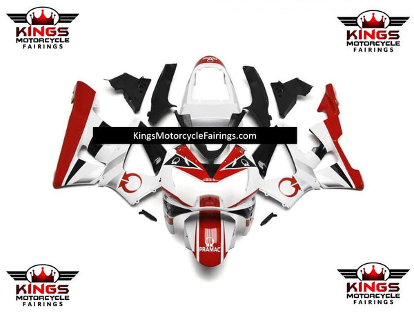 Honda CBR900RR 929 (2000-2001) White, Red & Black Fairings at KingsMotorcycleFairings.com