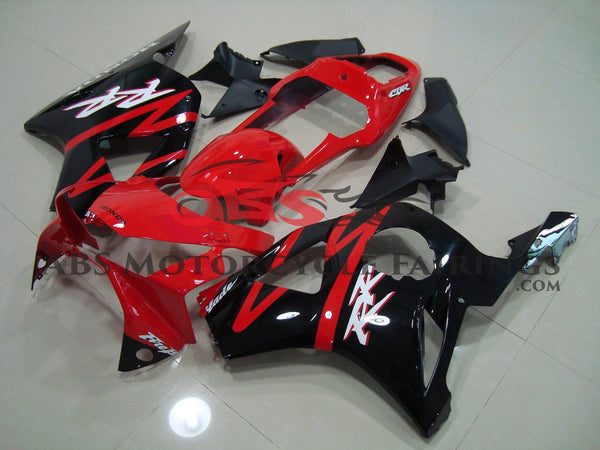 Red, Black and White Fairing Kit for a 2002 and 2003 Honda CBR900RR 954 motorcycle at KingsMotorcycleFairings.com