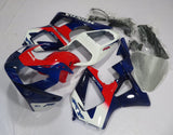 Blue, White and Red Fairing Kit for a 2000 and 2001 Honda CBR900RR 929 motorcycle at KingsMotorcycleFairings.com