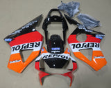 HONDA CBR900RR 954 (2002-2003) Black, Orange, Red & White Repsol Fairings at KingsMotorcycleFairings.com