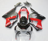 HONDA CBR900RR 954 (2002-2003) Black, Red, Silver & White Mugen Fairings at KingsMotorcycleFairings.com
