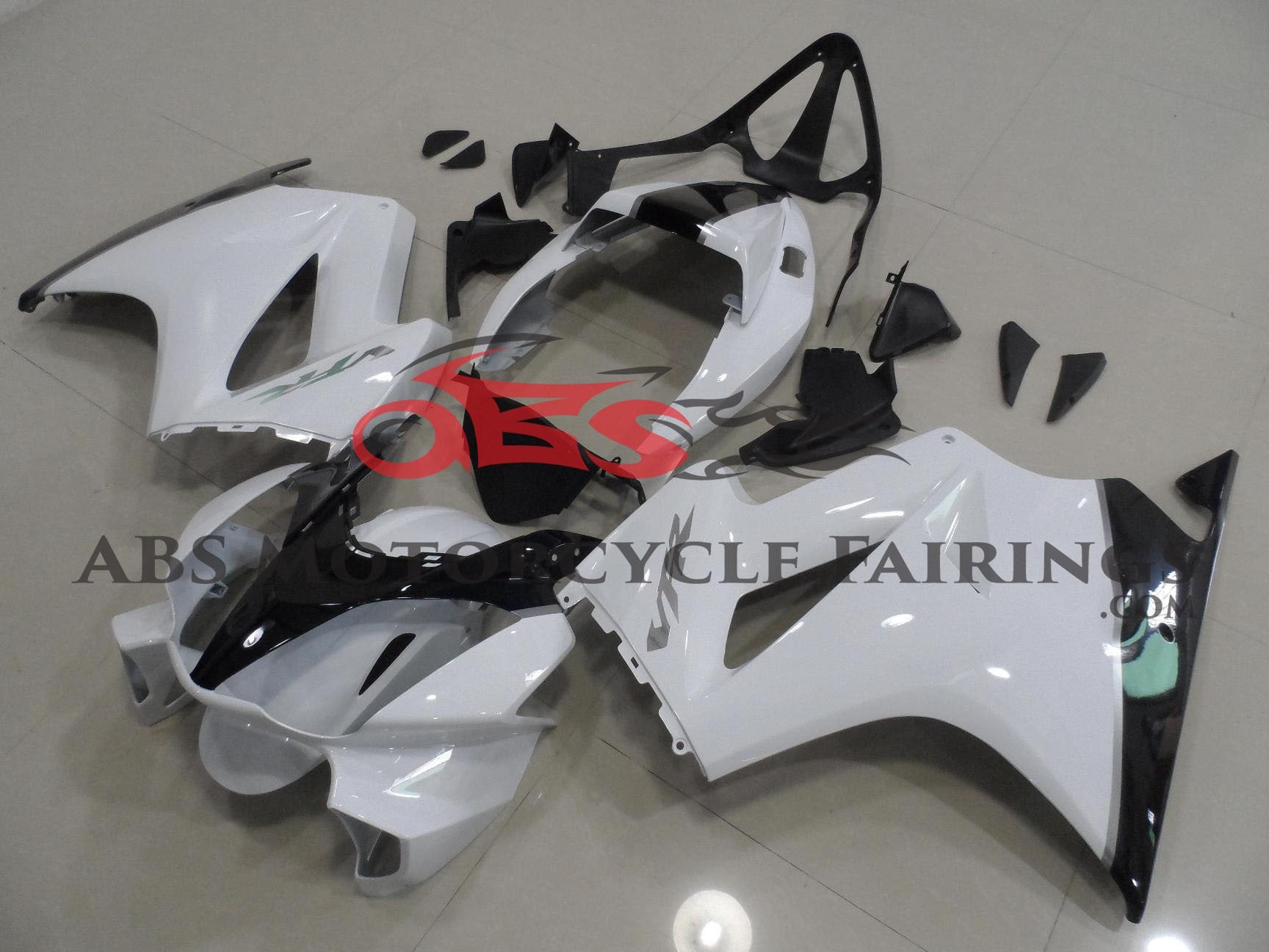 Honda VFR800 Fairing kit (2002-2013) White, Black, Silver at KingsMotorcycleFairings.com