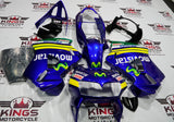 Honda VFR800 (1998-2001) Blue & Green Movistar Fairings at KingsMotorcycleFairings.com