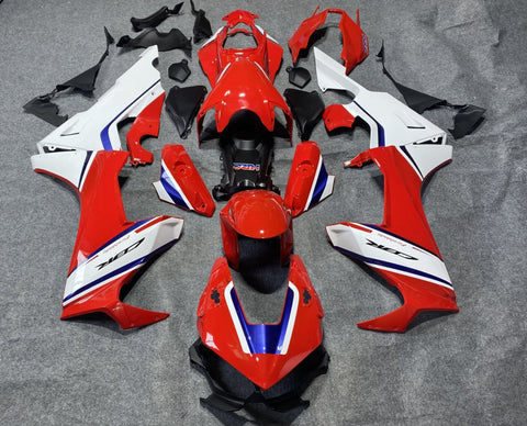 Honda CBR1000RR (2017-2025) Red, White, Blue Fairings at KingsMotorcycleFairings.com