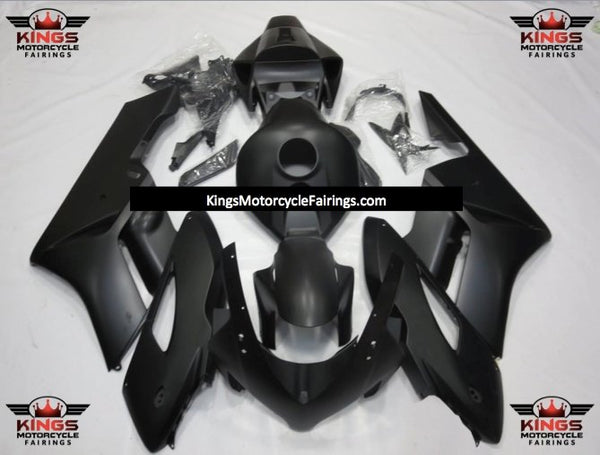 Honda CBR1000RR Fairings (2004-2005) Matte Black at KingsMotorcycleFairings.com