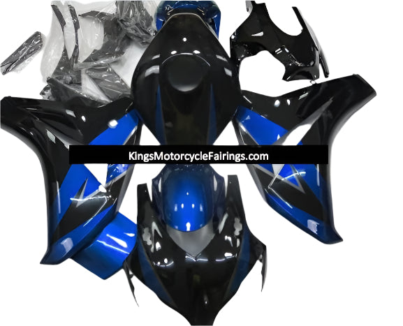 Honda CBR1000RR Fairings (2008-2011) Black, Blue, Silver at KingsMotorcycleFairings.com