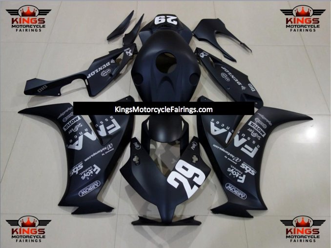 Honda CBR1000RR Fairings (2012-2016) Matte Black FMA from KingsMotorcycleFairings.com