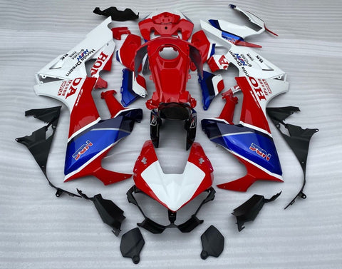 Honda CBR1000RR Fairings (2017-2025) Red, Blue, White HRC at KingsMotorcycleFairings.com