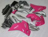 Honda CBR250R Fairing Kit (2011-2014) Pink, Silver at KingsMotorcycleFairings.com