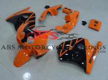 Honda CBR250 MC22 Fairings (1990-1998) Orange, Black at KingsMotorcycleFairings.com