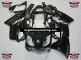 Honda CBR600F4i Fairings (2001-2003) Black, Silver at KingsMotorcycleFairings.com