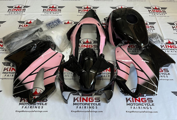 Honda CBR600F4i Fairings (2004-2007) Black, Pink at KingsMotorcycleFairings.com