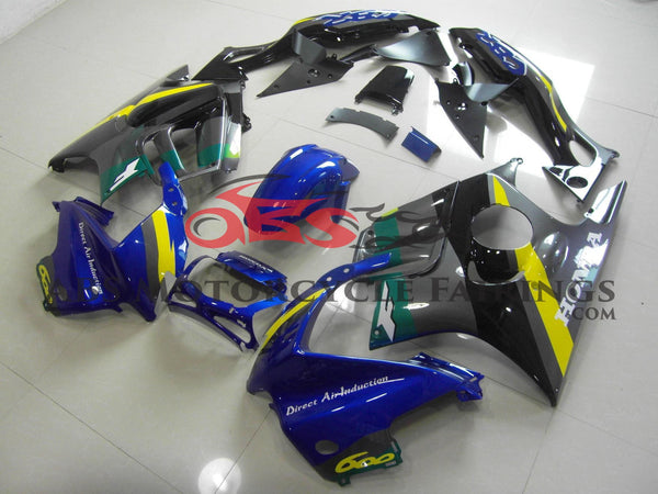 Honda CBR600FS Fairings (1997-1998) Blue, Gray, Black, Yellow, Green at KingsMotorcycleFairings.com