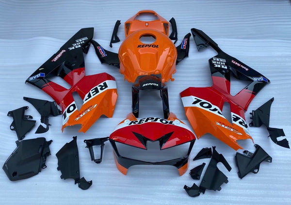 Honda CBR600RR Fairing Kit (2013-2023) Red, Orange, White, Black Repsol at KingsMotorcycleFairings.com