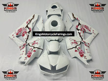 Honda CBR600RR Fairing Kit (2013-2023) White, Pink Blossom at KingsMotorcycleFairings.com