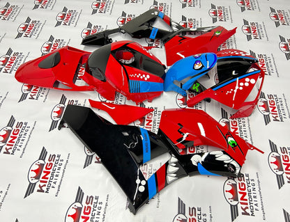 Honda CBR600RR Fairing Pieces (2013-2023) Red, Black, Blue Creature at KingsMotorcycleFairings.com