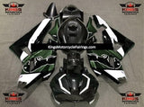 Honda CBR600RR Fairing Set (2013-2023) Dark Gray, Green, Black, White Bull at KingsMotorcycleFairings.com