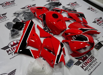 Honda CBR600RR Fairing Set (2013-2023) Red, Black, White at KingsMotorcycleFairings.com