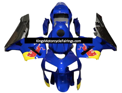 Honda CBR600RR Fairings (2003-2004) Blue RedBull at KingsMotorcycleFairings.com