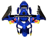 Honda CBR600RR Fairings (2003-2004) Blue RedBull at KingsMotorcycleFairings.com