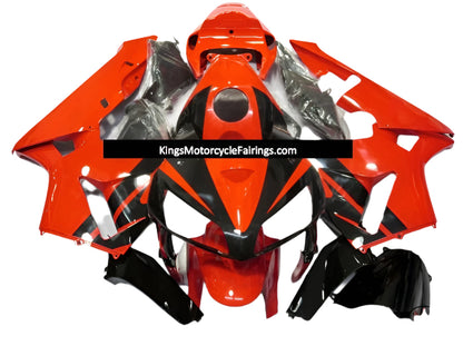 Honda CBR600RR Fairings (2005-2006) Black, Red at KingsMotorcycleFairings.com