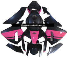 Honda CBR600RR Fairings (2005-2006) Matte Black, Pink at KingsMotorcycleFairings.com