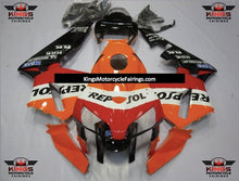 Honda CBR600RR Fairings (2005-2006) Orange, Red, Black, White Repsol at KingsMotorcycleFairings.com